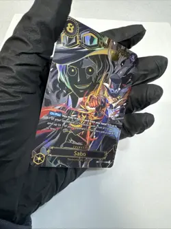 ONE PIECE CCG: SABO OP07-118 full art holo card LIGHTLY PLAYED ng11326 - Image 4