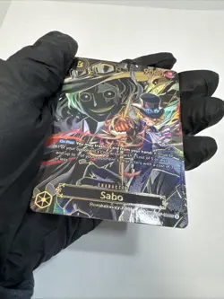 ONE PIECE CCG: SABO OP07-118 full art holo card LIGHTLY PLAYED ng11326 - Image 5