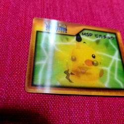 Pikachu 3D 2004 AMADA Pokemon Channel Japanese Nice Cards POP 1 NM TCG - Image 3