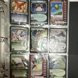Dragon Ball Z CCG Score Mixed Card Lot Binder Goku Vegeta Piccolo Krillin - Image 1