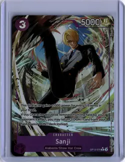 Sanji OP12-070 R Alternate Art English One Piece Card Game - Image 1