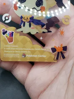 [LP] Halloween Mimikyu Japanese Pokemaze Clear Card Promo Pokemon Cafe - Image 5