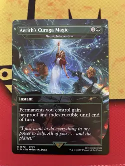 Aerith's Curaga Magic - Heroic Intervention Secret Lair Drop Regular - Image 1