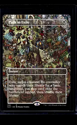 2021 MTG Magic The Gathering SLD Secret Lair Drop Borderless #226 Path to Exile - Image 1