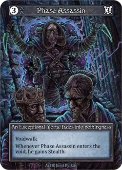 Phase Assassin FOIL NM/M- Exceptional - Sorcery: Contested Realm BETA - Image 1