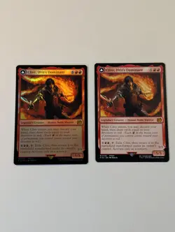 +2 Clive Ifrits Magic The Gathering Final Fantasy Dominant Foil 0133 w/ Base - Image 1
