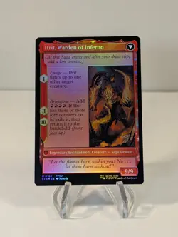 +2 Clive Ifrits Magic The Gathering Final Fantasy Dominant Foil 0133 w/ Base - Image 3