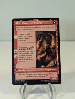 +2 Clive Ifrits Magic The Gathering Final Fantasy Dominant Foil 0133 w/ Base - Image 5