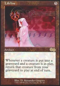 1x Lifeline Heavy Play MTG Magic - Kid Icarus - - Image 1
