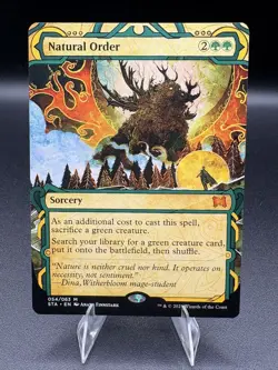Natural Order Strixhaven Mystical Archive Non Foil Showcase Borderless MTG Magic - Image 1