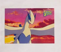 Topps Pokemon The Movie 2000 Checklist Lugia Blue Label Non Holo Card - Image 1