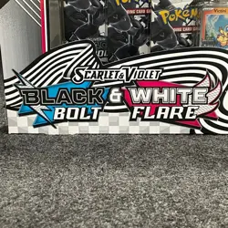 POKEMON S & V Black Bolt & White Flare Unova Heavy Hitters, Torn Box - Image 3