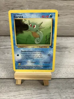 Pokemon TCG Horsea Fossil 49/62 Regular LP. - Image 1