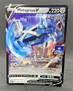 Special Pokemon TCG Indonesia Metagross V Gym Promo 107/S-P Near Mint - Image 1