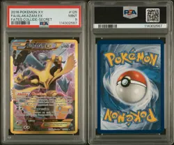 Pokemon Alakazam EX 125/124 Full Art Secret Rare XY Fates Collide PSA 9 Mint - Image 3