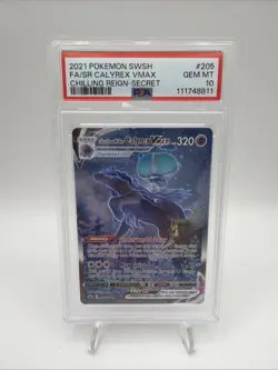 Shadow Rider Calyrex VMAX 205/198 PSA 10 Gem Mint, Chilling Reign, Pokemon - Image 1