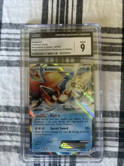 Pokemon 2012 Keldeo EX Boundaries Crossed 49/149 CGC 9 - Image 1