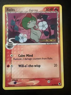 Pokemon TCG Ralts And Kirlia Dragon Frontiers Reverse Holos #61 And #33 - Image 2