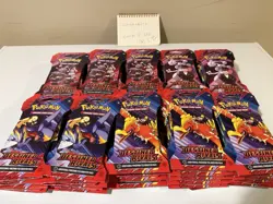 Lot Of 50 Pokemon Destined Rivals Sleeved Booster Packs (Factory Sealed) - Image 1
