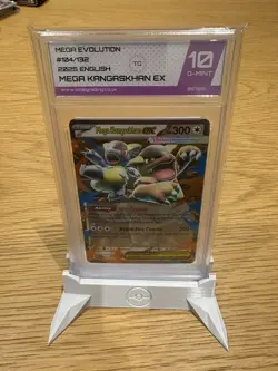 🏆 Mega Kangaskhan Ex 🦘104/132 Pokemon TCG Mega Evolution TG GRADING GM-MINT 10 - Image 2