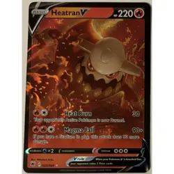 Pokemon TCG Heatran V Sword & Shield-Astral Radiance 025/189 Holo Ultra Rare - Image 1
