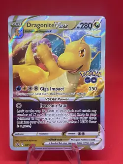 Dragonite VSTAR SWSH236 Black Star Promo Pokemon GO Sword & Shield NM Holo🔥 - Image 1