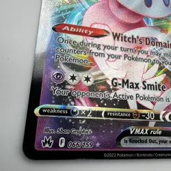 Pokemon TCG Hatterene VMAX 066/159 SWSH Crown Zenith Near Mint - Image 2