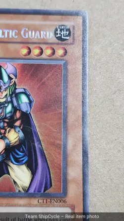 Yugioh LP Obnoxious Celtic Guard CT1EN006 Secret Rare Limited Edition G2U - Image 5