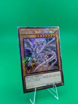 Yu-Gi-Oh! Blue-Eyes White Dragon (8th Art) RA04-EN108 Platinum Secret Rare - Image 2