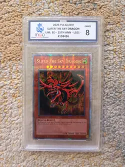 Yu-Gi-Oh Slifer the Sky Dragon LC01-EN002 Ultra Rare 25th Anniversary Edition - Image 1