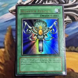 Yu-Gi-Oh Monster Reborn LOB-118 Ultra Rare Legend of Blue Eyes WAVY UNLIM 1.5 - Image 1