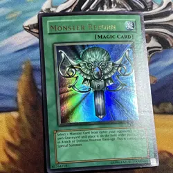 Yu-Gi-Oh Monster Reborn LOB-118 Ultra Rare Legend of Blue Eyes WAVY UNLIM 1.5 - Image 4