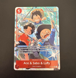 Ace & Sabo & Luffy (OP13-007) SR - Alt Art - One Piece TCG English - Image 1