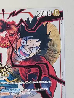 Monkey D. Luffy RARE 3RD ANNIVERSARY PROMO ALT ART ST01-012 ONE PIECE NON-FOIL - Image 4