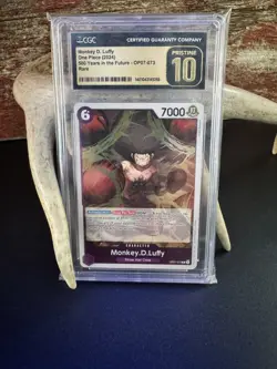 PSA 10 ONE PIECE #073 MONKEY D LUFFY 500 YEARS IN THE FUTURE OP07 073 POP 26 - Image 1