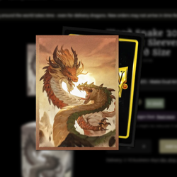 Matte Dual Art - Wood Snake 2025 100CT Dragon Shield Standard Card Sleeves Mtg - Image 2