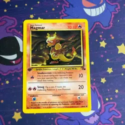 Magmar 39/62 - 1st Edition - Fossil Pokemon Card - LP Uncommon - Image 1