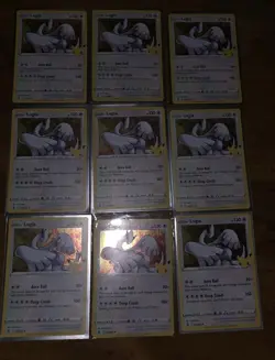 Pokemon TCG Lugia Celebrations Holo Rare Card 022/025 Lot of 9 NM-M - Image 2
