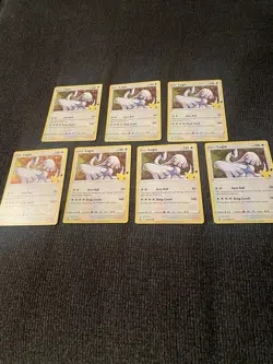Lugia 022/025 Pokemon Celebrations Holo 7 Card Lot - NM - Image 1