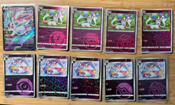 Pokemon Card Sylveon Lot Gem Pack Volume 2 S-Chinese V Masterball 10 Lot Set - Image 1
