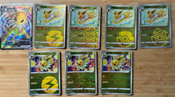 JOLTEON VMAX 0314/14 HOLO POKEMON EEVEE GEM PACK VOL.2 S-CHINESE Stamp card lot - Image 1