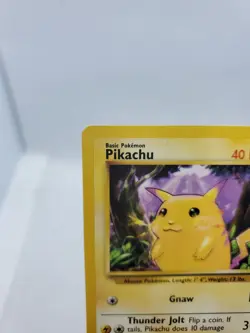 Pikachu 58/102 Base Set Vintage Pokemon Card 1999 WOTC Yellow Cheeks - Image 2
