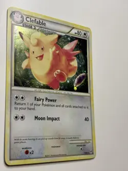 Pokemon Call Of Legends Clefable 1/95 Holo Rare Card MP - Image 2