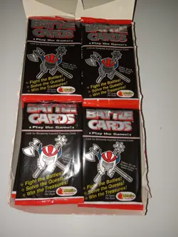 1993 Merlin Battle Cards Fantasy Combat Card game sealed box 36 packs - Image 2