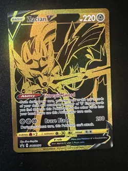 Pokemon Cards (Zacian V & Zamazenta V Sword And Shield ETB Black Star Promo) TCG - Image 2