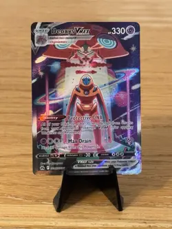 Pokemon Deoxys VMAX Ultra Rare TCG Card Crown Zenith: Galarian Gallery GG45/GG70 - Image 1
