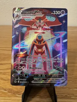 Pokemon Deoxys VMAX Ultra Rare TCG Card Crown Zenith: Galarian Gallery GG45/GG70 - Image 2
