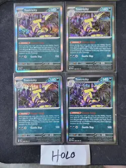 TOXTRICITY 5-CARD HOLO/REVERSE LOT 2025 Pokemon Phantasmal Flames #068 MINT - Image 3