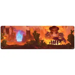 Magic Outlaws of Thunder Junction card Table Playmat Gang Silhouette 8ft playmat - Image 1