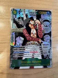 MIHAWK OP14-119 SEC Manga Alt Art The Azure Sea's Seven ONE PIECE Card ENGLISH - Image 4